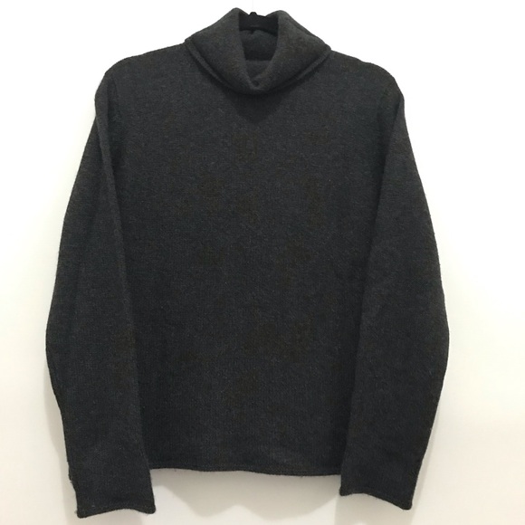 Mariele Waithe Black Turtleneck Cashmere Sweater Size M - Picture 1 of 5